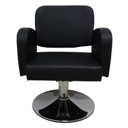 SILLON PELUQUERIA S27N TAPIZ NEGRO