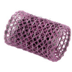 BOLSA 6 RULOS MALLA ROSA 45 MM EUROSTIL