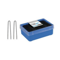CAJA 400 HORQUILLAS MOÑO NEGRA 65MM EUROSTIL