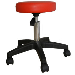 TABURETE ARGOS TAPIZ ROJO