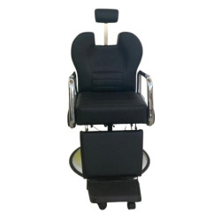 SILLON BARBERO MODELO S77 COLOR NEGRO