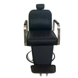 SILLON BARBERO MODELO S75 COLOR NEGRO