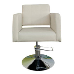 SILLON PELUQUERIA MODELO S73 COLOR BLANCO