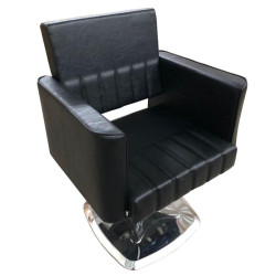SILLON DE PELUQUERÍA TAPIZ NEGRO AGUAS S30NAG