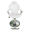 SILLON ARES TAPIZADO BLANCO - 2