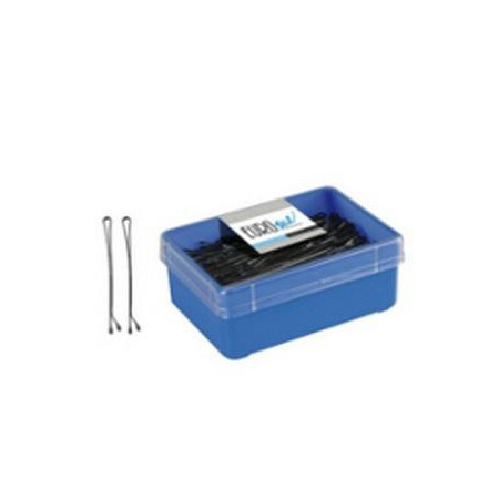 CAJA 200 CLIPS NEGRO 60MM EUROSTIL