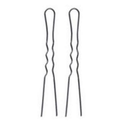 CAJA 200 GR HORQUILLAS INVISIBLES NEGRAS 49MM EUROSTIL