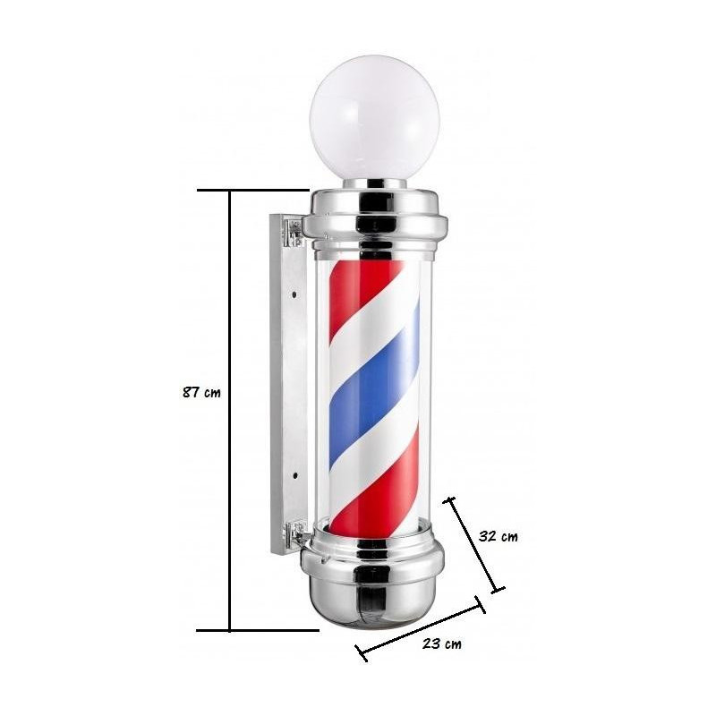 POLO DE BARBERO / LUZ Y BOLA(87X23X32) - 1