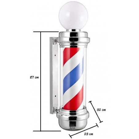 POLO DE BARBERO / LUZ Y BOLA(87X23X32) - 1