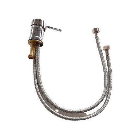 GRIFO MONOMANDO ESTANDAR CROMADO MANGO REDONDEADO - 1