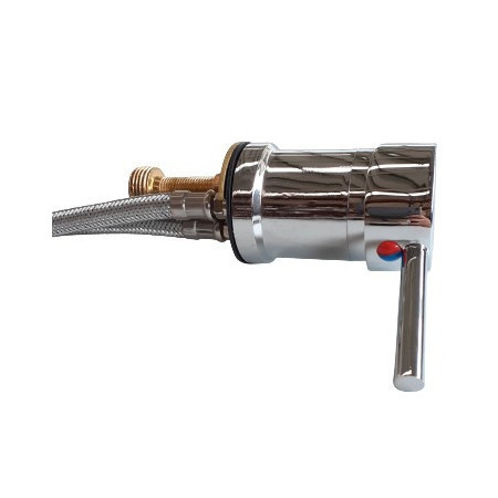 GRIFO MONOMANDO ESTANDAR CROMADO MANGO PALO