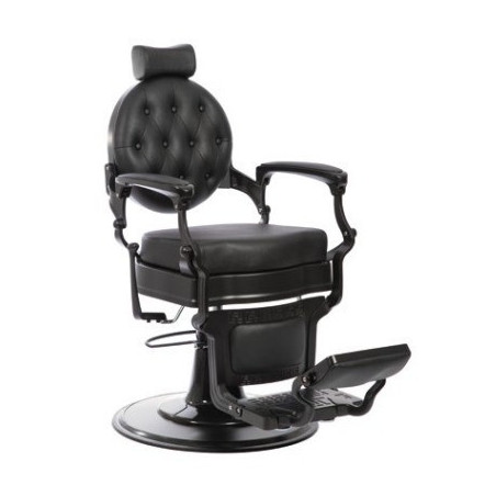 SILLON BARBERO NEGRO MODELO VINTAGE - 1