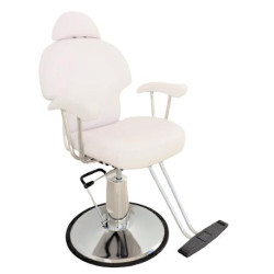 SILLON UNISEX MODELO S08 TAPIZADO BLANCO