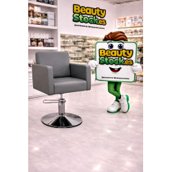 SILLON PELUQUERIA MODELO S74 TAPIZ GRIS