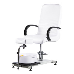 SILLÓN DE MANICURA & PEDICURA HIDR TORINO BLANCO