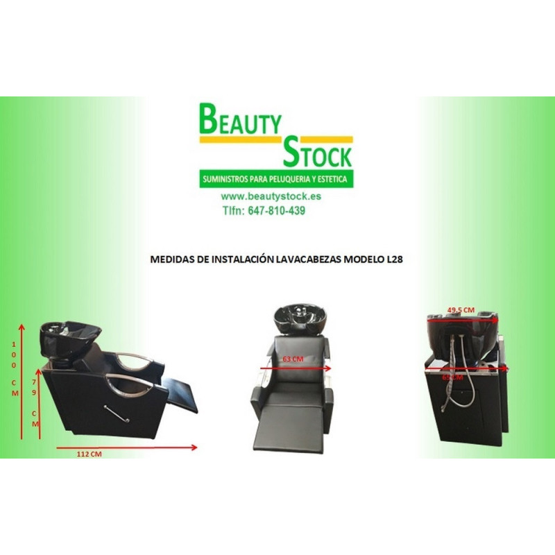 LAVACABEZAS FLORA COLOR NEGRO - 7