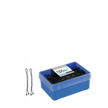 CAJA 300 CLIPS NEGRO 50MM EUROSTIL